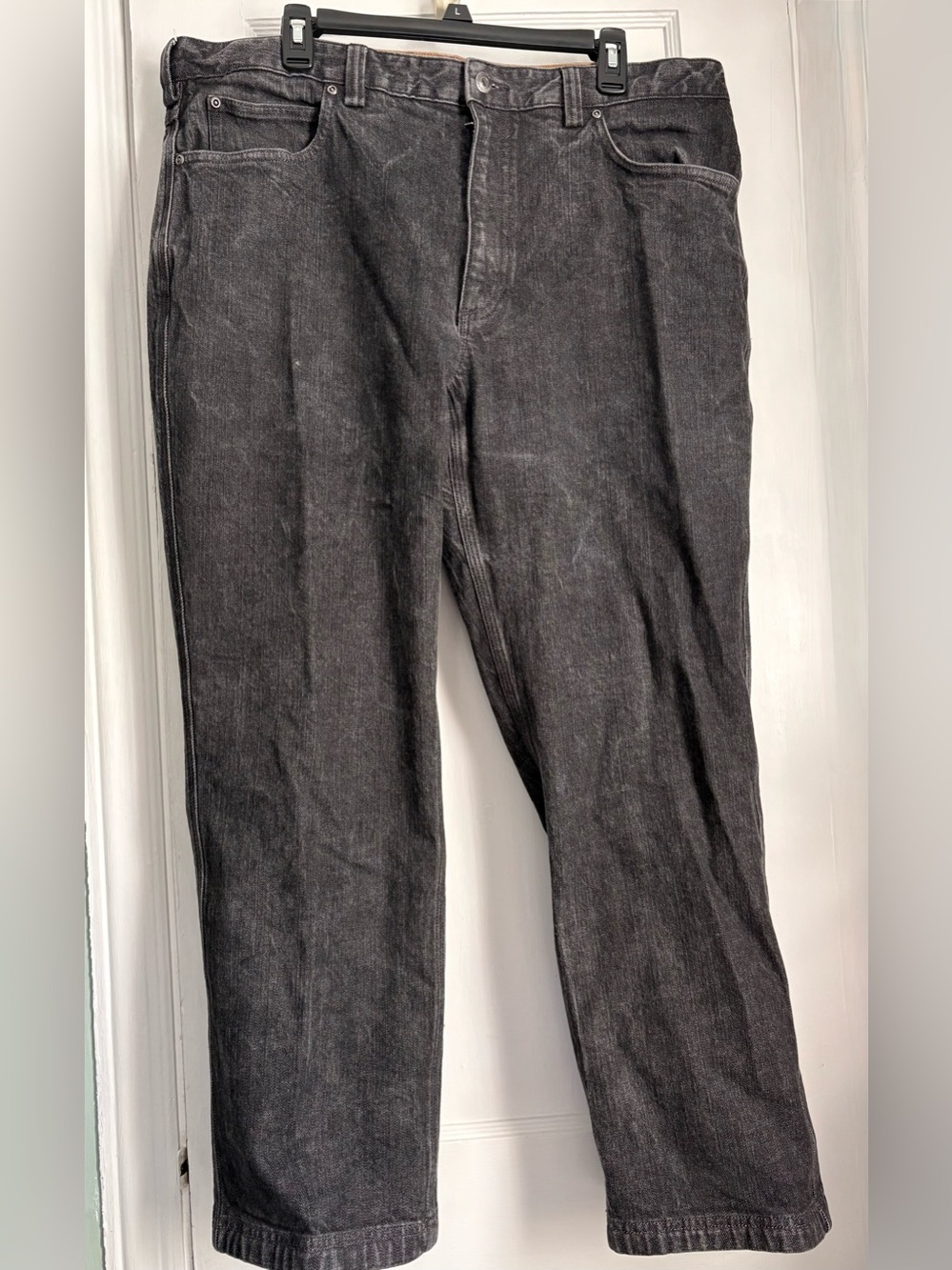 Duluth Men’s Straight Leg Jeans 5 pockets flex ballroom jeans 40x 30